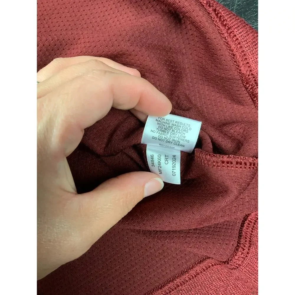 Peter Millar Crown Sweater Fleece Quarter Zip Mens XL Currant Red Pullover Dad